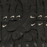 Vintage Nike Swoosh Socks Black