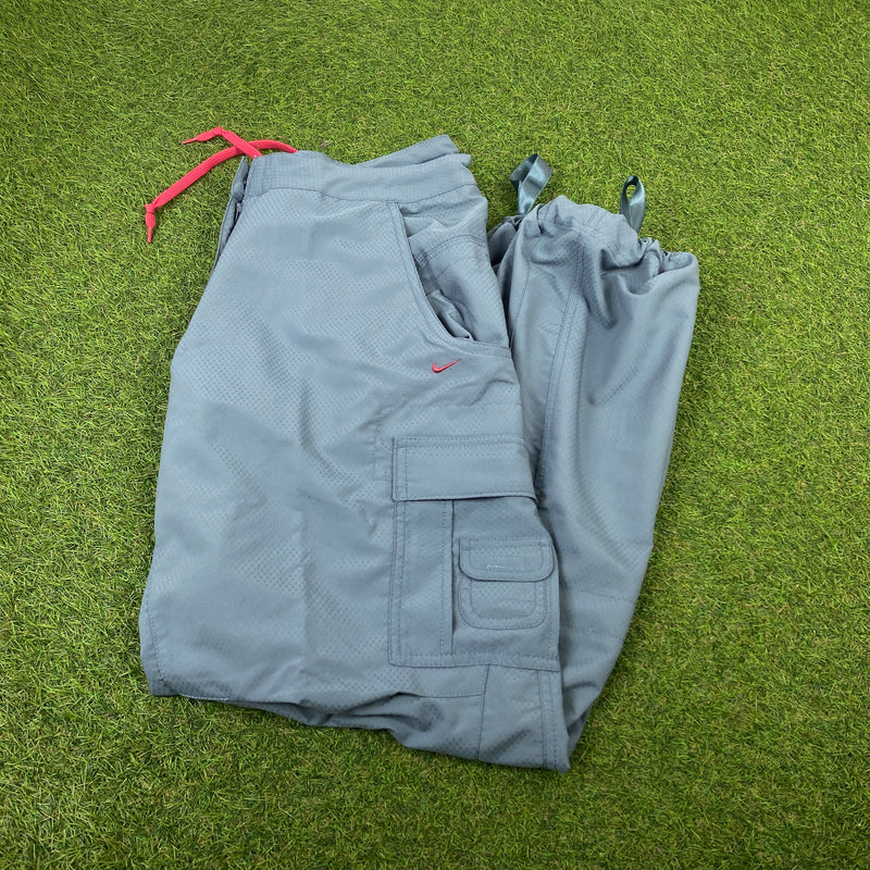 Vintage Nike Parachute Cargo Joggers Blue XS