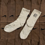 Vintage Nike Challenge Court Socks Tan Brown