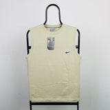 Vintage Nike Vest T-Shirt Brown Large