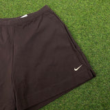 Vintage Nike Cycling Shorts Brown Medium