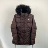 Vintage Nike ACG Puffer Jacket Brown Medium