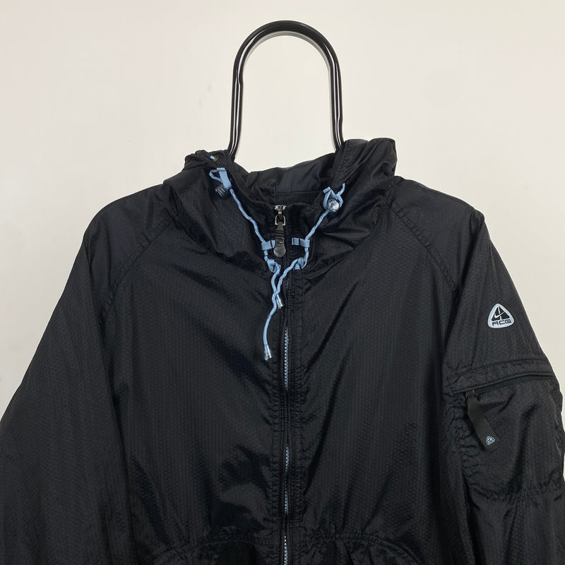 Vintage Nike ACG Waterproof Coat Jacket Black Small