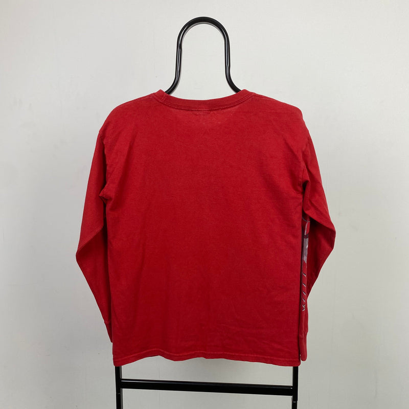 Vintage Nike Longsleeve T-Shirt Red XS