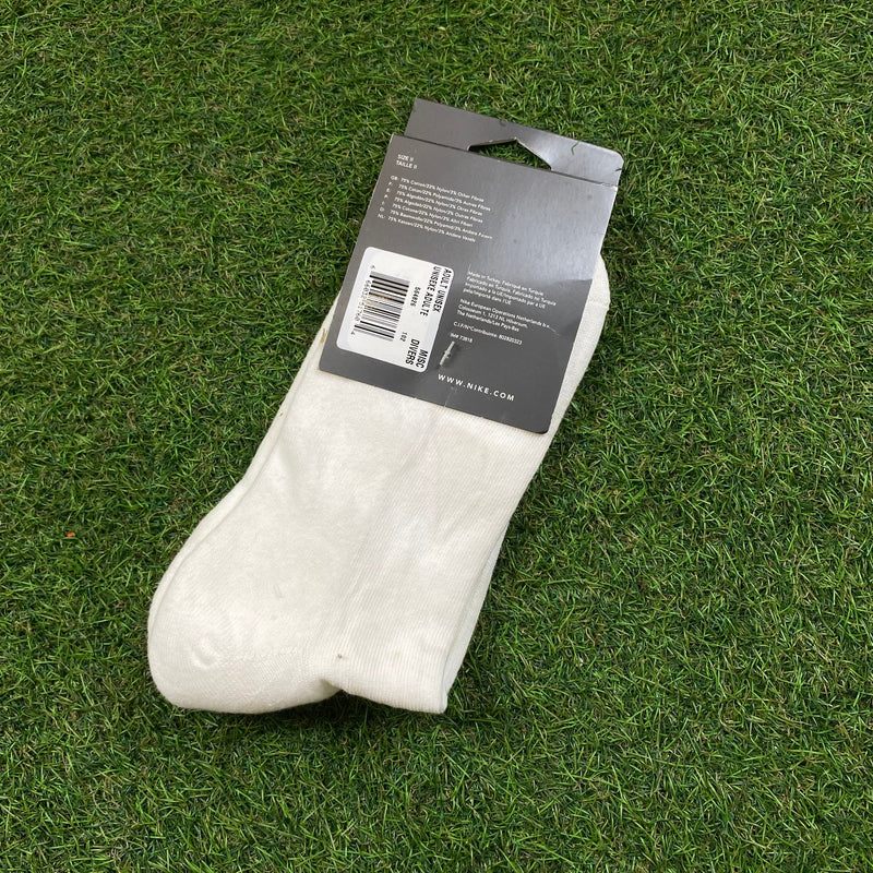 Vintage Nike Socks White Green