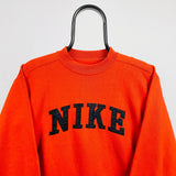 Vintage Nike Sweatshirt Orange XS