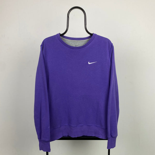 Vintage Nike Sweatshirt Purple Medium