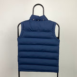 Vintage Nike Puffer Gilet Jacket Blue XS