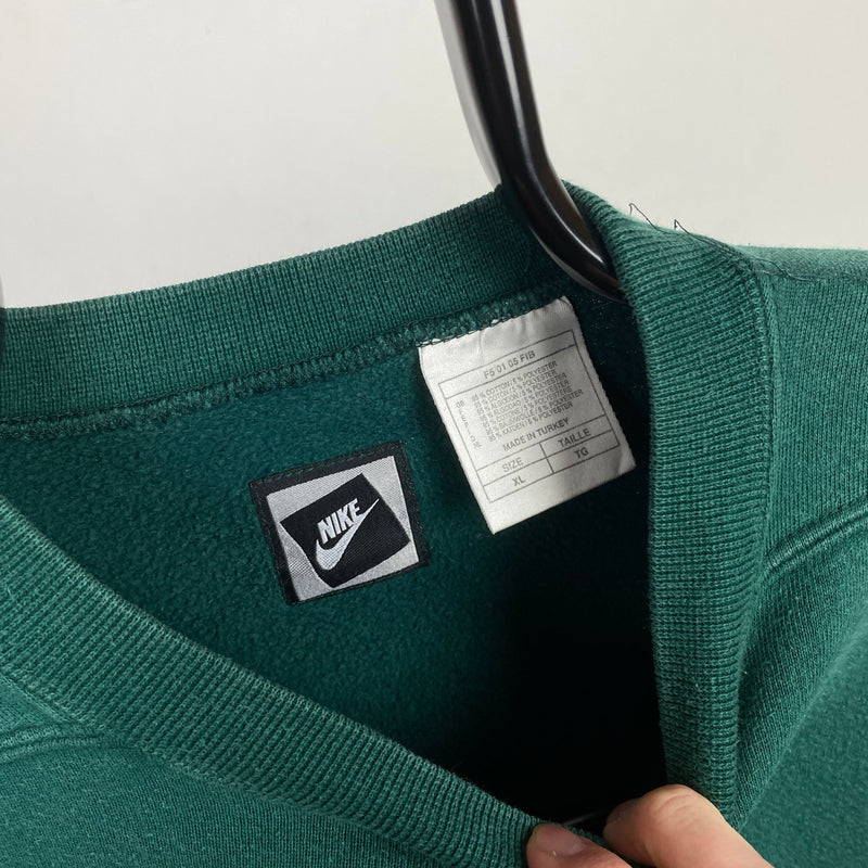 Vintage Nike Sweatshirt Forest Green XL