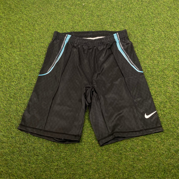 Vintage Nike Nylon Cycling Shorts Black XL