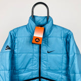 Vintage Nike ACG Puffer Jacket Blue XS