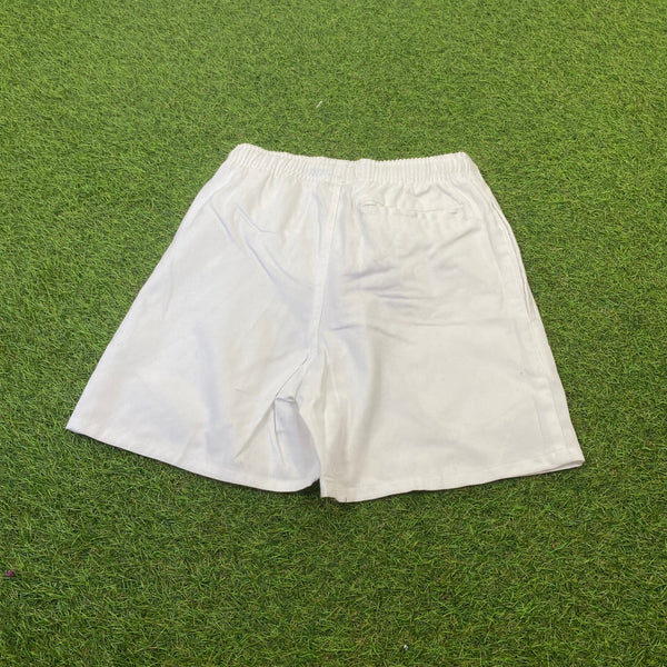 Vintage Nike Cotton Shorts White XXS