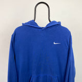 Vintage Nike Hoodie Blue XL