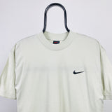 Vintage Nike T-Shirt Stone Brown Small