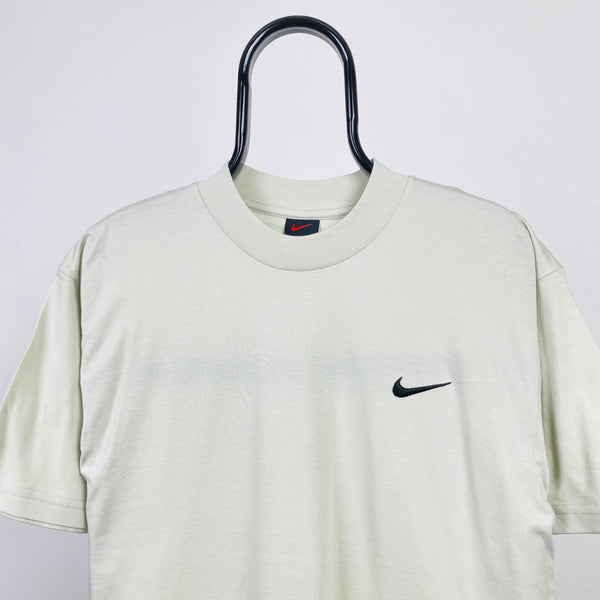 Vintage Nike T-Shirt Stone Brown Small