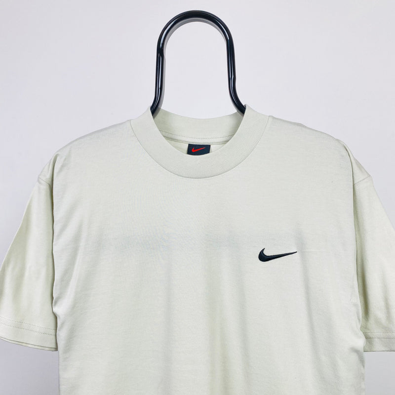 Vintage Nike T-Shirt Stone Brown Small