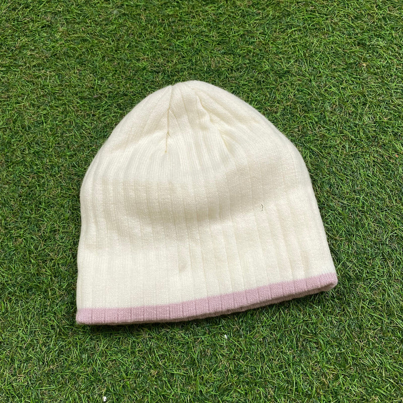 Vintage Nike Beanie Hat Tan Brown