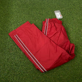 Vintage Nike Piping Joggers Red XXS