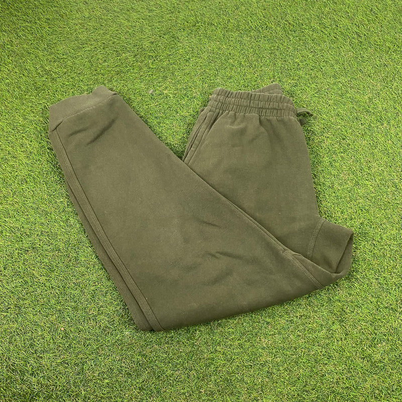 Vintage Nike Cotton Joggers Green XS