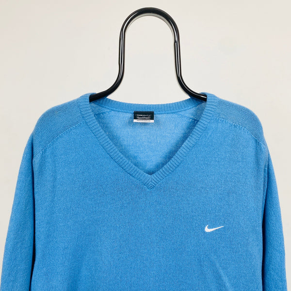 Vintage Nike Sweatshirt Baby Blue XXL