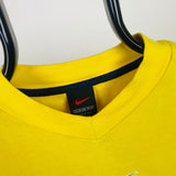 Vintage Nike Sweatshirt Yellow Small