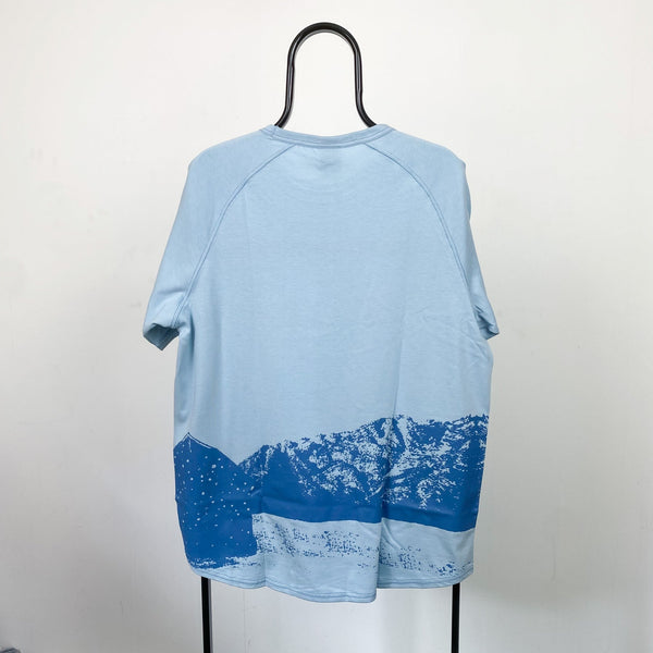 Vintage Nike ACG Mountain T-Shirt Blue Large