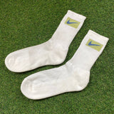 Vintage Nike Socks White Green