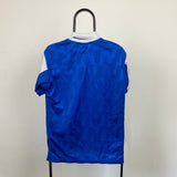 Vintage Nike Football Shirt T-Shirt Blue Small