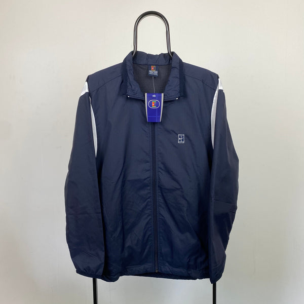 Vintage Nike Court Windbreaker Jacket Blue Small/Medium