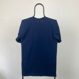 Vintage Nike Swoosh T-Shirt Blue Small