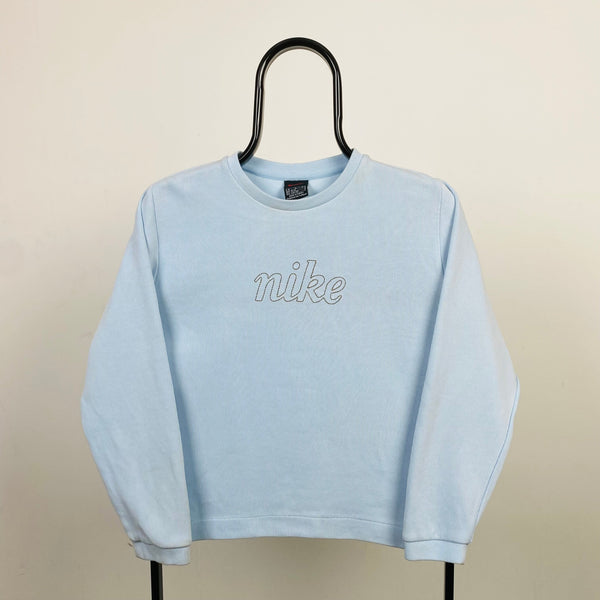 Vintage Nike Sweatshirt Baby Blue XS