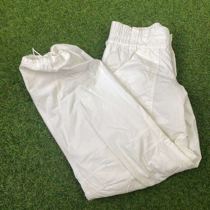 Vintage Nike Cargo Joggers White XXS