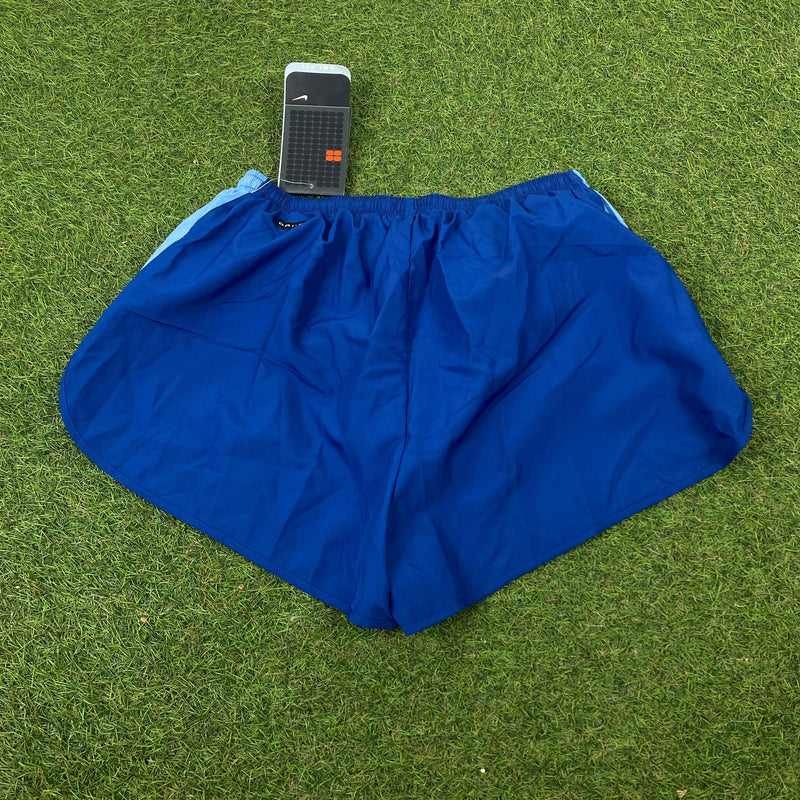 Vintage Nike Nylon Sprinter Shorts Blue Small