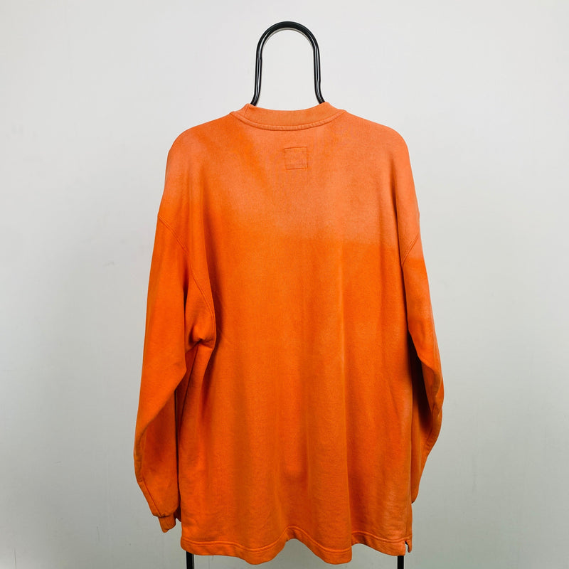 Vintage Nike Sweatshirt Orange Large