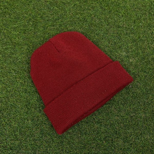 Vintage Nike Beanie Hat Red