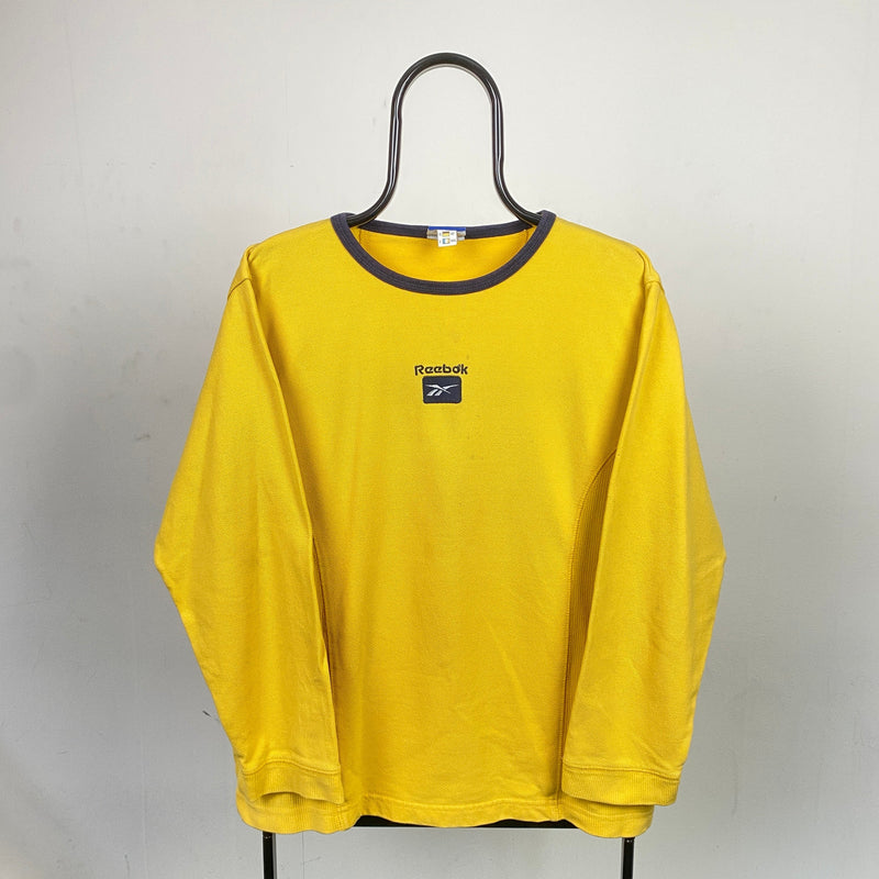 Retro Reebok Sweatshirt Yellow XXL