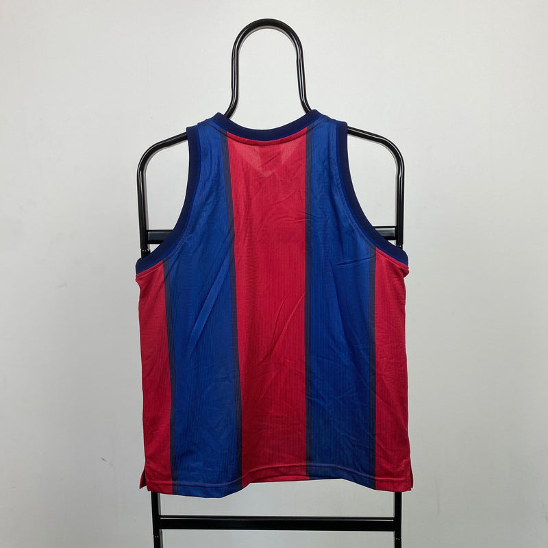 Vintage Nike Barcelona Basketball Vest T-Shirt Blue XS