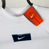 Vintage Nike Centre Swoosh T-Shirt White XS