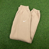 Vintage Nike Cotton Joggers Brown XS