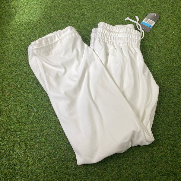 Vintage Nike Air Cotton Joggers White Medium