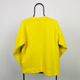 Vintage Nike Sweatshirt Yellow Small