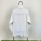 Vintage Nike Roll Neck Sweatshirt White Large