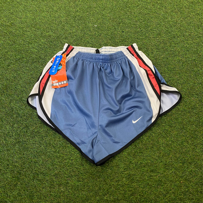 Vintage Nike Nylon Runner Shorts Blue Small