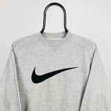 Vintage Nike Sweatshirt Grey XS