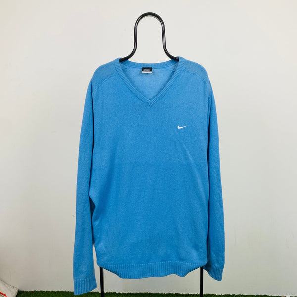 Vintage Nike Sweatshirt Baby Blue XXL