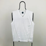 Vintage Nike Sweater Vest Sweatshirt White Small