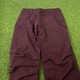 Vintage Nike Cargo Joggers Brown Purple XXS