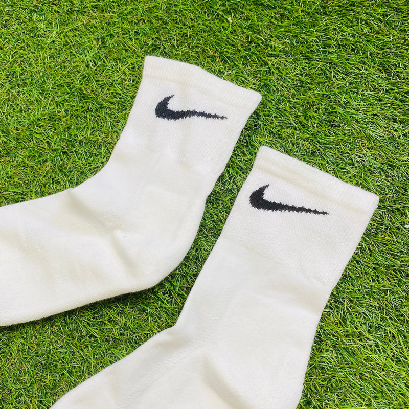 Vintage Nike Socks White Black