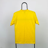 Vintage Nike T-Shirt Yellow Small