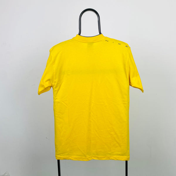 Vintage Nike T-Shirt Yellow Small